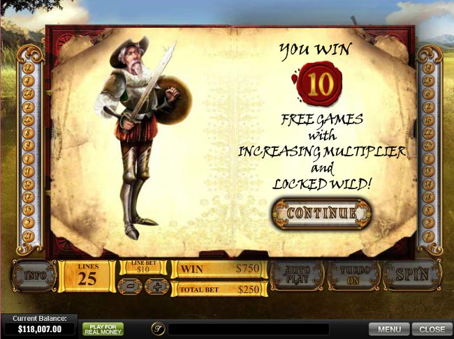 Ulasan online permainan slot The Riches of Don Quixote